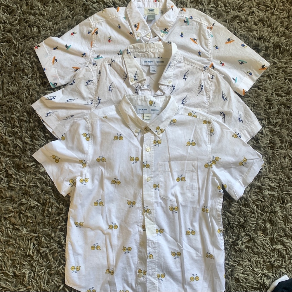 Boys Button Down Shirts.  Bundle of 3.